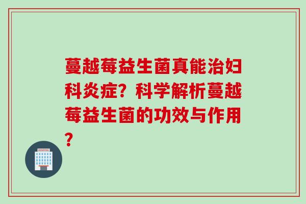 蔓越莓益生菌真能?科学解析蔓越莓益生菌的功效与作用? 蔓越莓益生菌真能?科学解析蔓越莓益生菌的功效与作用?