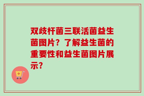 双歧杆菌三联活菌益生菌图片?了解益生菌的重要性和益生菌图片展示? 双歧杆菌三联活菌益生菌图片?了解益生菌的重要性和益生菌图片展示?
