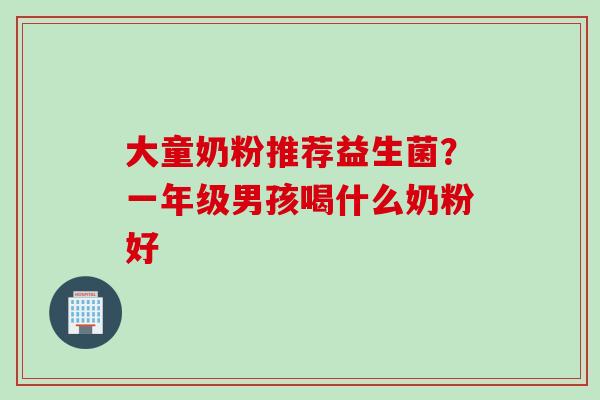 大童奶粉推荐益生菌?一年级男孩喝什么奶粉好 大童奶粉推荐益生菌?一年级男孩喝什么奶粉好