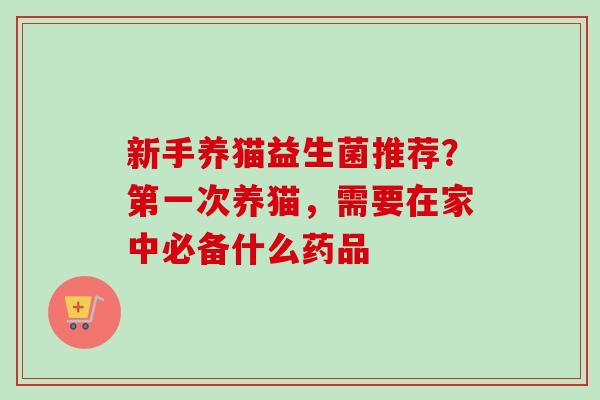 新手养猫益生菌推荐?第一次养猫,需要在家中必备什么药品 新手养猫益生菌推荐?第一次养猫,需要在家中必备什么药品