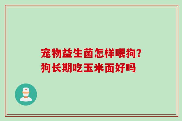 宠物益生菌怎样喂狗？狗长期吃玉米面好吗