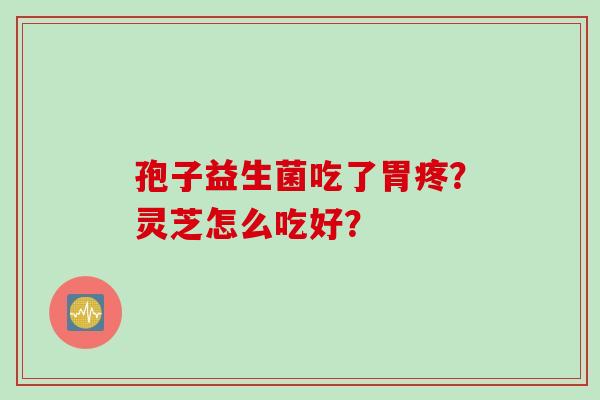 孢子益生菌吃了胃疼?灵芝怎么吃好? 孢子益生菌吃了胃疼?灵芝怎么吃好?