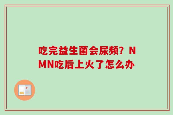 吃完益生菌会尿频？NMN吃后上火了怎么办