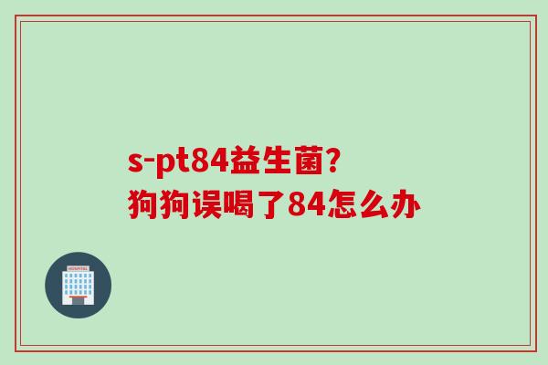s-pt84益生菌？狗狗误喝了84怎么办