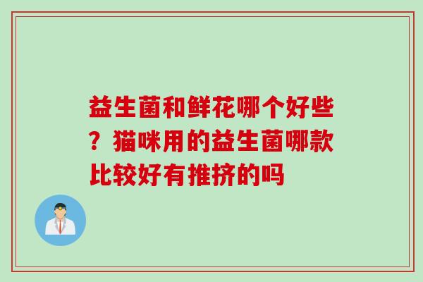 益生菌和鲜花哪个好些?猫咪用的益生菌哪款比较好有推挤的吗 益生菌和鲜花哪个好些?猫咪用的益生菌哪款比较好有推挤的吗