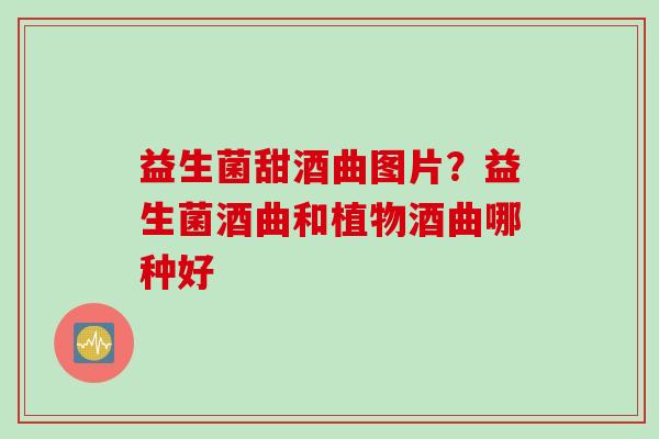 益生菌甜酒曲图片？益生菌酒曲和植物酒曲哪种好