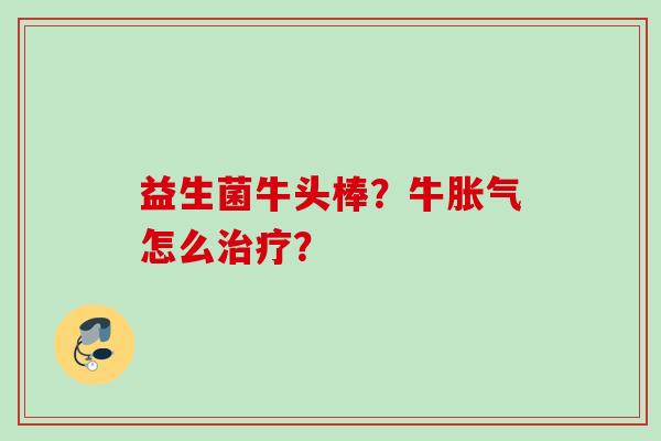 益生菌牛头棒？牛怎么？