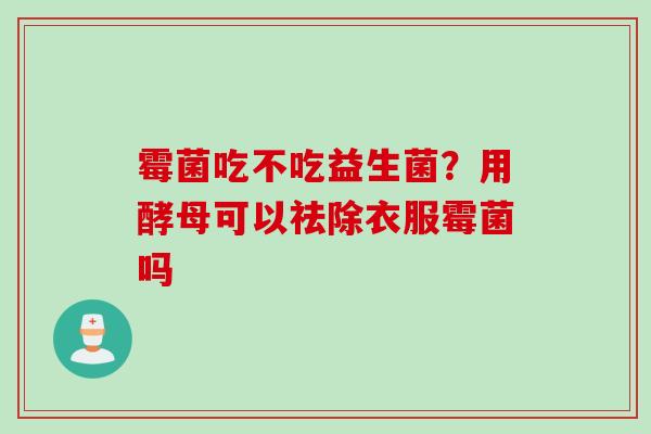 霉菌吃不吃益生菌？用酵母可以祛除衣服霉菌吗