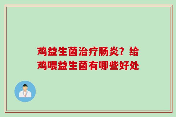 鸡益生菌?给鸡喂益生菌有哪些好处 鸡益生菌?给鸡喂益生菌有哪些好处