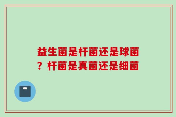 益生菌是杆菌还是球菌?杆菌是真菌还是 益生菌是杆菌还是球菌?杆菌是真菌还是
