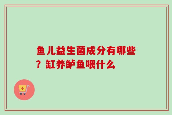 鱼儿益生菌成分有哪些？缸养鲈鱼喂什么