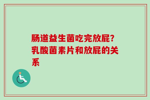 肠道益生菌吃完放屁?乳酸菌素片和放屁的关系 肠道益生菌吃完放屁?乳酸菌素片和放屁的关系