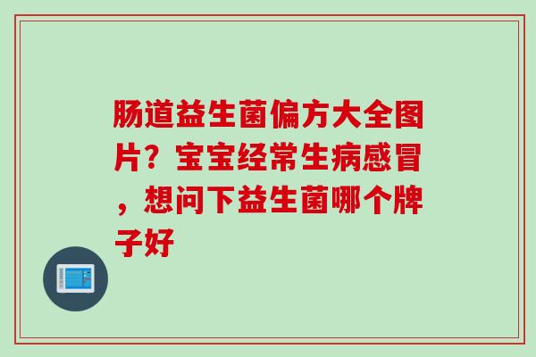 肠道益生菌偏方大全图片?宝宝经常生,想问下益生菌哪个牌子好 肠道益生菌偏方大全图片?宝宝经常生,想问下益生菌哪个牌子好