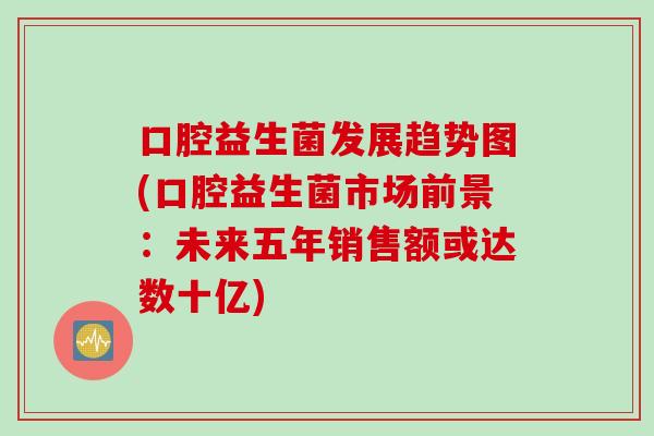 口腔益生菌发展趋势图(口腔益生菌市场前景:未来五年销售额或达数十亿) 口腔益生菌发展趋势图(口腔益生菌市场前景:未来五年销售额或达数十亿)