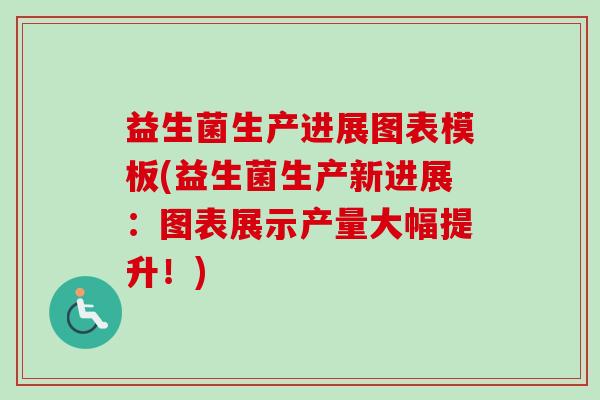 益生菌生产进展图表模板(益生菌生产新进展：图表展示产量大幅提升！)