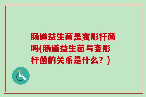 肠道益生菌是变形杆菌吗(肠道益生菌与变形杆菌的关系是什么？)