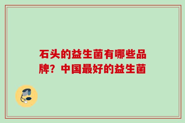 石头的益生菌有哪些品牌？中国最好的益生菌