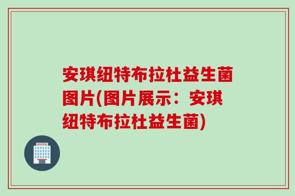 安琪纽特布拉杜益生菌图片(图片展示：安琪纽特布拉杜益生菌)