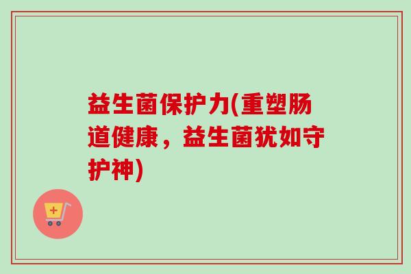 益生菌保护力(重塑肠道健康，益生菌犹如守护神)