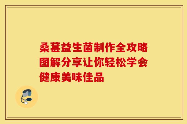 桑葚益生菌制作全攻略图解分享让你轻松学会健康美味佳品