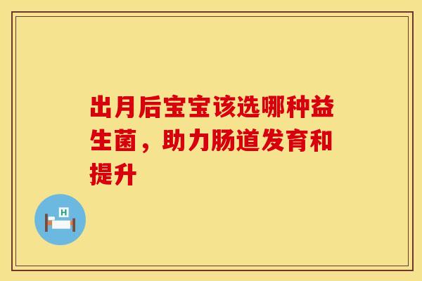 出月后宝宝该选哪种益生菌，助力肠道发育和提升